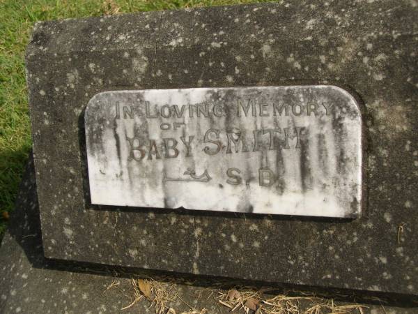 baby SMITH,  | stillborn;  | Murwillumbah Catholic Cemetery, New South Wales  | 