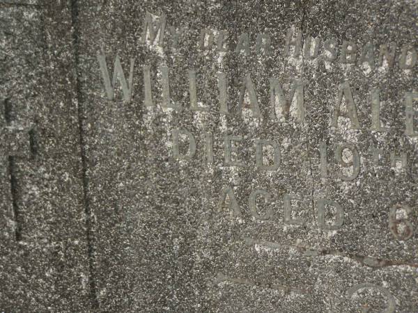 William Alfred WITHERS,  | husband father,  | died 19 Sept 1945 aged 64 years;  | Murwillumbah Catholic Cemetery, New South Wales  | 