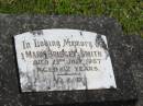 
Mary Bridget SMITH,
died 13 July 1967 aged 82 years;
Murwillumbah Catholic Cemetery, New South Wales
