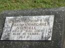 Mary Margaret STENDELL,
died 9 Nov 1966 aged 41 years;
Murwillumbah Catholic Cemetery, New South Wales