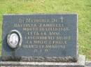 Battista ZAMBELLI, died 30 July 1966 aged 64 years; Murwillumbah Catholic Cemetery, New South Wales 