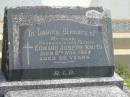 Edward Joseph SMITH,
husband father,
died 8 Nov 1964 aged 66 years;
Murwillumbah Catholic Cemetery, New South Wales