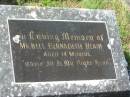 Michele Bernadette HEATH, aged 14 months; Murwillumbah Catholic Cemetery, New South Wales 
