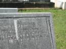 
John Joseph PRAGEY,
husband father,
died 18 July 1964 aged 76 years;
Murwillumbah Catholic Cemetery, New South Wales
