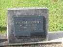 
Elsie May COTTER,
died 17-11-1969 aged 79 years;
Murwillumbah Catholic Cemetery, New South Wales
