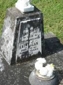 Kathy J. HOGAN,
daughter,
died 11-12-62 aged 2 years;
Murwillumbah Catholic Cemetery, New South Wales