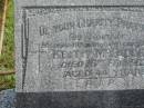 Keith MCFADDEN,
husband father,
died 16 Feb 1962 aged 44 years;
Murwillumbah Catholic Cemetery, New South Wales