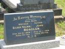 Eileen Nelma ROSOLEN,
mother,
died 24-8-1969 aged 44 years;
John ROSOLEN,
father,
died 12-11-1969 aged 49 years;
Murwillumbah Catholic Cemetery, New South Wales