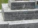Gladys MAYE, wife of Patrick Joseph MAYE, died 13-12-76 aged 72 years; Murwillumbah Catholic Cemetery, New South Wales 