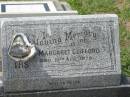 Margaret CLIFFORD, died 10 Aug 1978; Murwillumbah Catholic Cemetery, New South Wales 