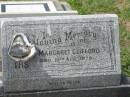 
Margaret CLIFFORD,
died 10 Aug 1978;
Murwillumbah Catholic Cemetery, New South Wales
