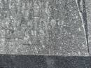 Grace BOYTER,
wife mother,
died 30 Dec 1960 aged 70 years;
Murwillumbah Catholic Cemetery, New South Wales