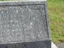 John Abbott TWOHILL,
died 4 Dec 1973 aged 76 years;
Murwillumbah Catholic Cemetery, New South Wales