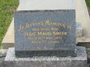 
Elsie Maud SMITH,
nan,
died 17 May 1971 aged 77 years;
Murwillumbah Catholic Cemetery, New South Wales
