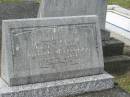 
William A. SPERRING,
husband,
died 6-8-1961 aged 70 years;
Murwillumbah Catholic Cemetery, New South Wales
