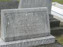 William A. SPERRING,
husband,
died 6-8-1961 aged 70 years;
Murwillumbah Catholic Cemetery, New South Wales