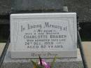 Charlotte BRABEN, wife mother, died 24 Dec 1959 aged 82 years; Murwillumbah Catholic Cemetery, New South Wales 