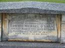 
Edward Michael OSHEA,
husband father,
died 5 March 1957 aged 60 years;
Murwillumbah Catholic Cemetery, New South Wales
