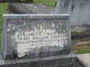 Mary Lillian TRUTE,
wife mother,
died 26 May 1957 aged 35 years;
Murwillumbah Catholic Cemetery, New South Wales