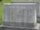 Vera Muriel QUIGAN,
wife,
died 27 Oct 1957 aged 57 years;
Murwillumbah Catholic Cemetery, New South Wales