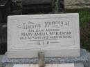 Mary Amelia MCKIERNAN, mother, died 30 Sept 1972 aged 78 years; Murwillumbah Catholic Cemetery, New South Wales 