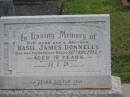 
Basil James DONNELLY,
son brother,
accidentally killed 30 Aug 1952 aged 19 years;
little Len;
Murwillumbah Catholic Cemetery, New South Wales
