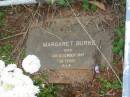 
Margaret BURKE,
died 13 Dec 1951 aged 66 years;
Murwillumbah Catholic Cemetery, New South Wales
