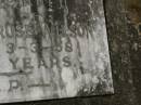 Charles Ambrose WILSON,
died 3-3-58 aged 57 years;
Murwillumbah Catholic Cemetery, New South Wales