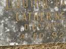Catherine FISCHER, died 20 July 1951 aged 92 years; Murwillumbah Catholic Cemetery, New South Wales 