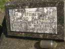 
Edward Patrick,
infant son of G. & J. TWOHILL,
born 24 May 1948,
died 16 June 1948;
Murwillumbah Catholic Cemetery, New South Wales
