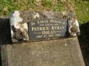Patrick Kyran DOLAN, son, died 8 Dec 1942; Murwillumbah Catholic Cemetery, New South Wales 
