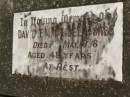 David Emmanuel JONES,
died 26 May 1938 aged 48 years;
Murwillumbah Catholic Cemetery, New South Wales