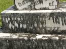 Mary Jane CRABTREE,
mother,
died 23 Dec 1938 aged 60 years;
Murwillumbah Catholic Cemetery, New South Wales