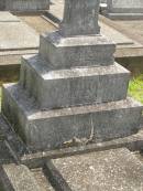 Margaret MOORE,
mother,
died 11 March 1938 aged 78 years;
Murwillumbah Catholic Cemetery, New South Wales