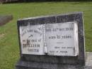 
William (Bill) SMITH,
died 22 Oct 1936 aged 21 years;
Murwillumbah Catholic Cemetery, New South Wales
