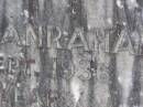 
Jeremiah HANRAHAN,
died 9 Sept 1936 aged 69 years;
Murwillumbah Catholic Cemetery, New South Wales
