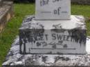 Bridget SWEETNAM, died 30 Dec 1936 aged 62 years; Richard SWEETNAM, died 13 March 1953 aged 93 years; Murwillumbah Catholic Cemetery, New South Wales 