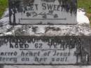 
Bridget SWEETNAM,
died 30 Dec 1936 aged 62 years;
Richard SWEETNAM,
died 13 March 1953 aged 93 years;
Murwillumbah Catholic Cemetery, New South Wales
