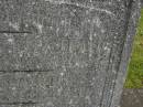 Elizabeth Ann FITZGERALD,
died 16 Sept 1945 aged 97 years;
Alfred PARKER,
died 4 Sept 1936 aged 87 years;
Murwillumbah Catholic Cemetery, New South Wales