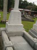 
Michael QUINN,
born Co Antrim Ireland 28 Dec 1862,
died 23 Dec 1935;
Murwillumbah Catholic Cemetery, New South Wales
