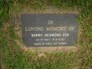 Barry Desmond COX, 22-5-1947 - 8-9-2001; Murwillumbah Catholic Cemetery, New South Wales 