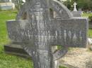 
Mary Gertrude BOWE,
died 11 Dec 1938 aged 63 years;
Murwillumbah Catholic Cemetery, New South Wales
