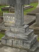 
John Edward STEVENS,
husband father,
died 28 April 1947 aged 30 years;
Murwillumbah Catholic Cemetery, New South Wales
