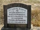 
Alice R PEARSON
24 Apr 1941
aged 60

Pernell B PEARSON
2 Apr 1957
aged 68 yrs

Mutdapilly general cemetery, Boonah Shire

