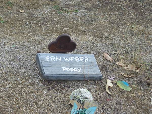 Ern WEBER  |   | Mutdapilly general cemetery, Boonah Shire  | 