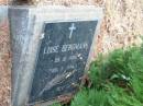 Luise BERGMANN b: 25-12-1899 d: 25-7-1974  Mutdapilly general cemetery, Boonah Shire 