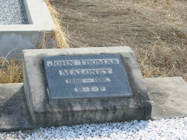 John Thomas MALONEY  | 1906 - 1991  |   | Mutdapilly general cemetery, Boonah Shire  | 