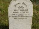 
Emily ENGLAND
d: 20 Feb 1896, aged 21 years 6 months
Nambucca Heads historic cemetery overlooking Shelly Beach

