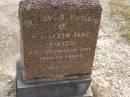 Elizabeth Jane TWEED, died 29 March 1935 aged 64 years; Nikenbah Aalborg Danish Cemetery, Hervey Bay 