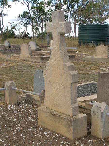 John GILBRIDE,  | died 17 Mar 1903 aged 64 years;  | Johanna GILBRIDE,  | died 5 Sept 1915;  | Nobby cemetery, Clifton Shire  | 